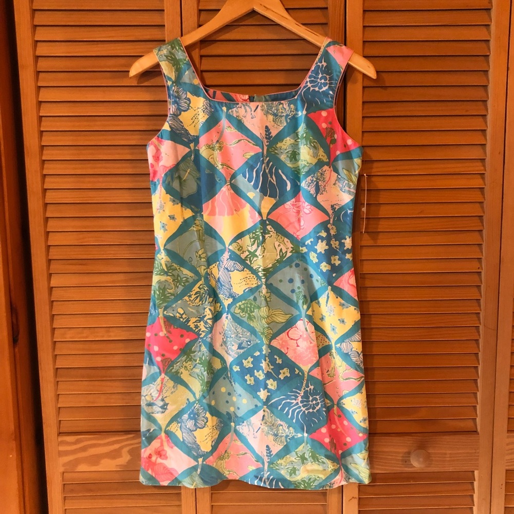 Lilly Pulitzer Krista Dress Blue 6 NWT